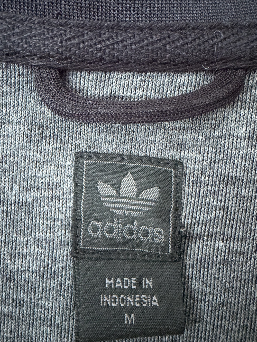 Vintage adidas Women's Black Track Jacket Dress with White Stripes. - Picture 4 of 5